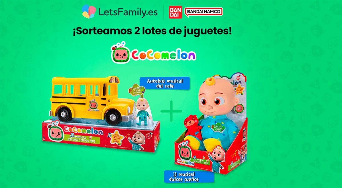 ¡Sorteo de 2 lotes de juguetes Cocomelon de Lets Family!